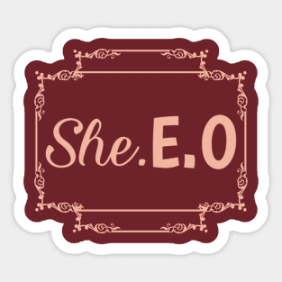 She.E.O Sticker